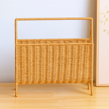 Rattan Magazine Storage Basket