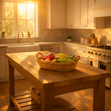 Rattan Dual-Handle Oval Basket