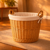 Willow Woven Laundry Basket