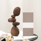 Solid Wood Balance Sculpture
