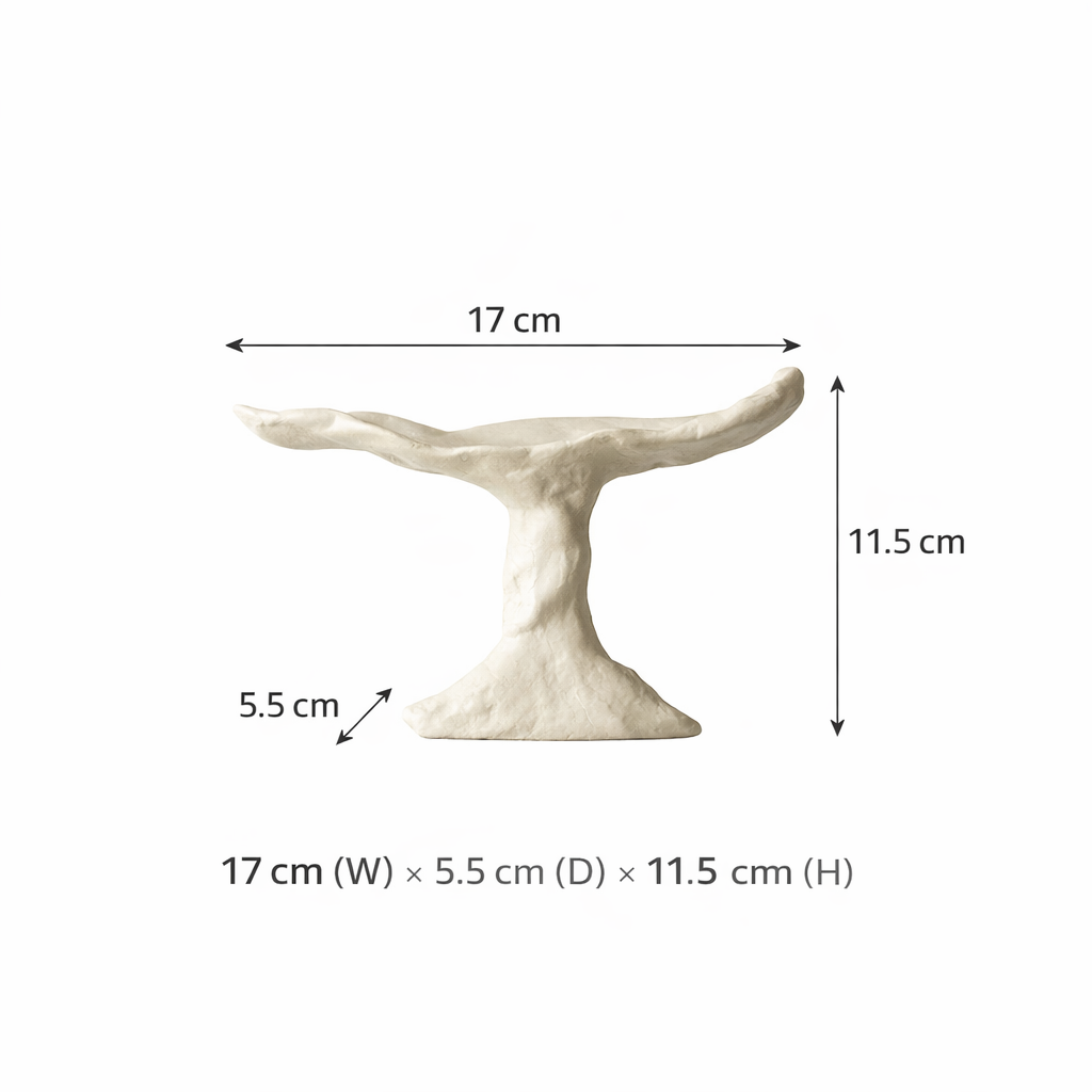 Organic Wave Incense Holder – Sculptural Object