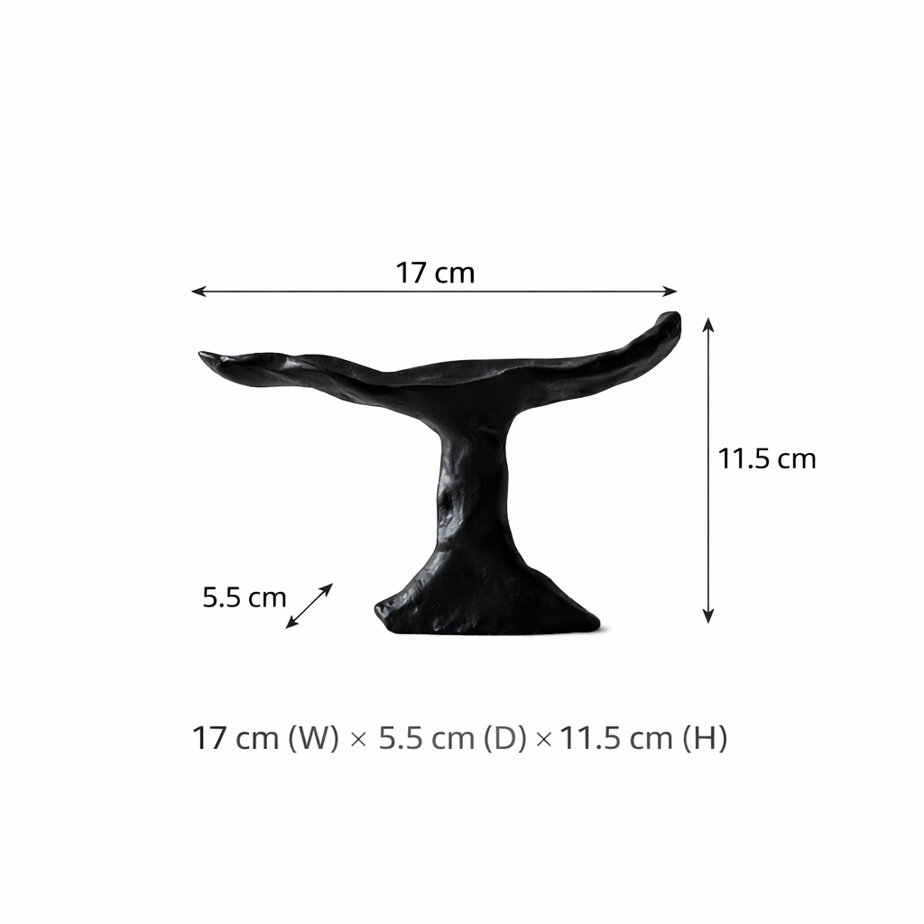 Organic Wave Incense Holder – Sculptural Object