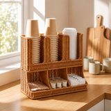 Handwoven Coffee Station Organizer