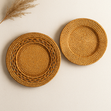 Handwoven Rattan Dinner Plate