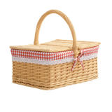 Handwoven Rattan Picnic Basket