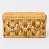 [DIY Set] Rattan Cable Organizer Box + Charm Decorations