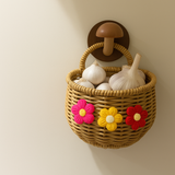 Wool Flower Charm Hanging Basket Bundle