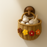 Wool Flower Charm Hanging Basket Bundle