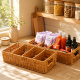 Rattan Pantry Baskets (Set of 2)