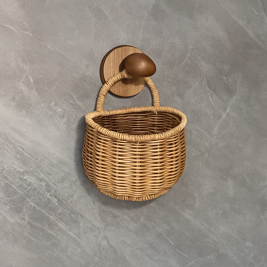 Wool Flower Charm Hanging Basket Bundle