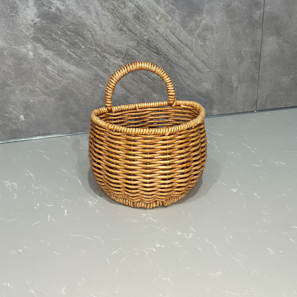 Wool Flower Charm Hanging Basket Bundle