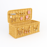 [DIY Set] Rattan Cable Organizer Box + Charm Decorations