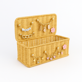 [DIY Set] Rattan Cable Organizer Box + Charm Decorations