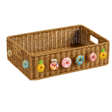 Donut Charm Handled Storage Basket Bundle