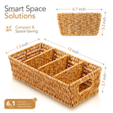 Rattan Pantry Baskets (Set of 2)