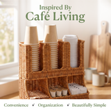 Handwoven Coffee Station Organizer