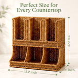 Handwoven Coffee Station Organizer
