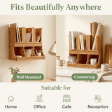 Handwoven Coffee Station Organizer