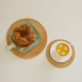 Handmade Rattan Coasters (Set of 6)