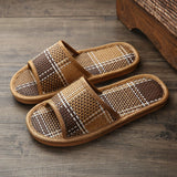 Rattan Straw Slippers
