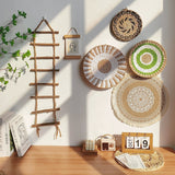 Boho Woven Rattan Wall Decor