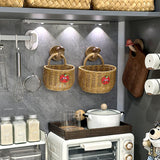 Garlic Rattan Hanging Baskets