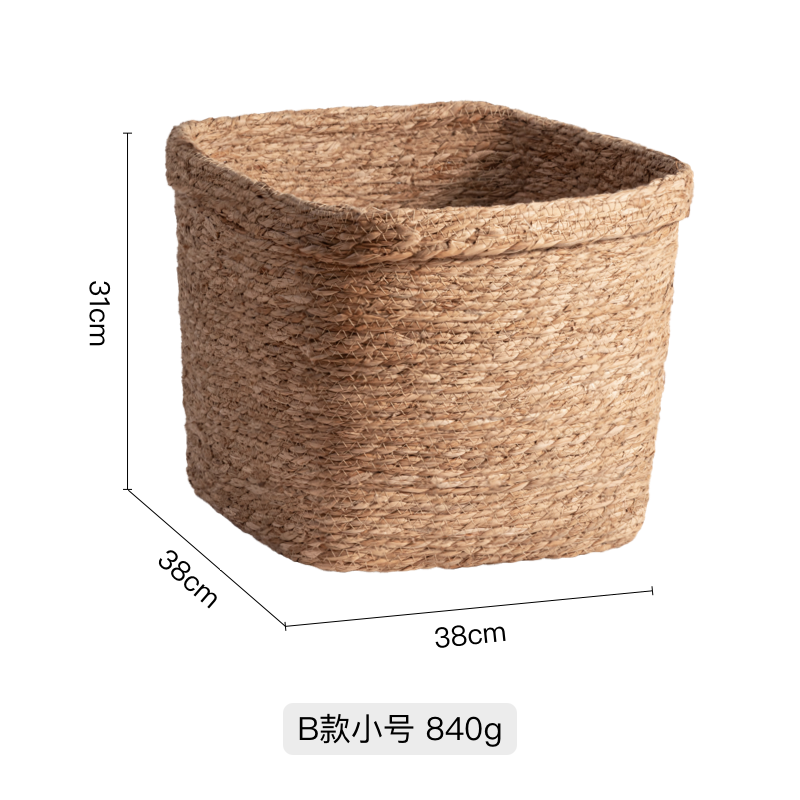 Japanese style rattan straw dirty clothes storage basket household dirty clothes basket dirty clothes basket weaving laundry basket storage basket