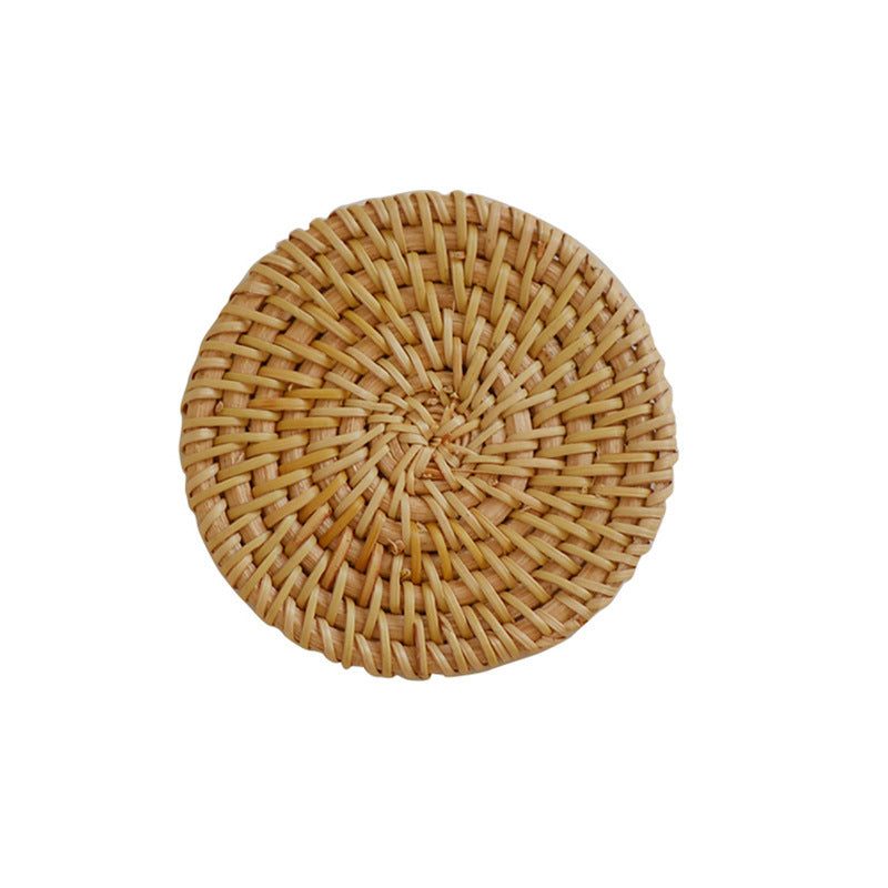 Handmade Rattan Coasters (Set of 6)