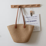 Woven Rattan Shoulder Bags