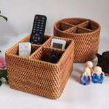 Rattan Remote Organizer