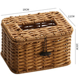 Rattan Tissue Box Cover