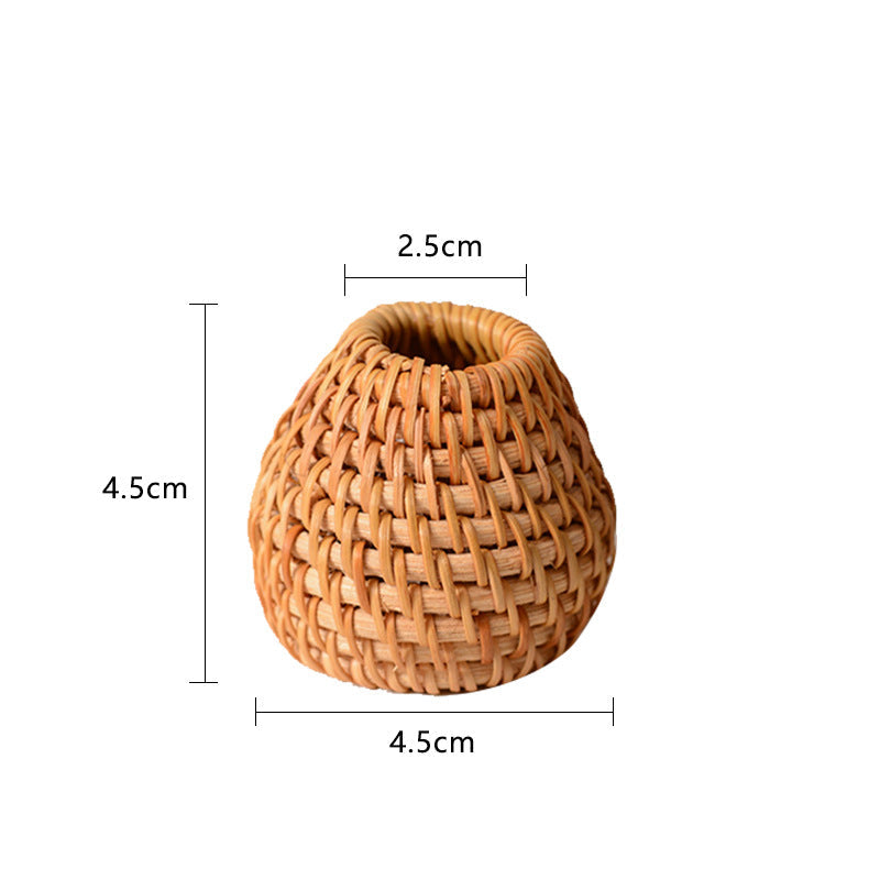 Natural Rattan Tea Set