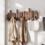 Natural Shape Folding Hook Wall Rack – Natural Wood