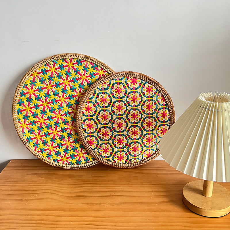 Rattan Coaster Trivet Decor