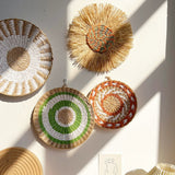 Boho Woven Rattan Wall Decor