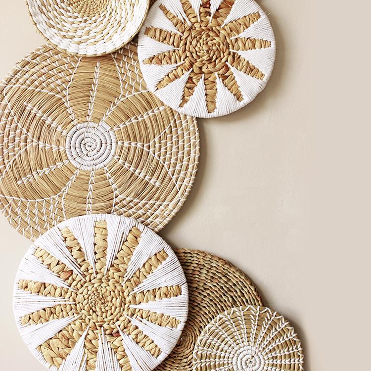 Woven Rattan Wall Decor