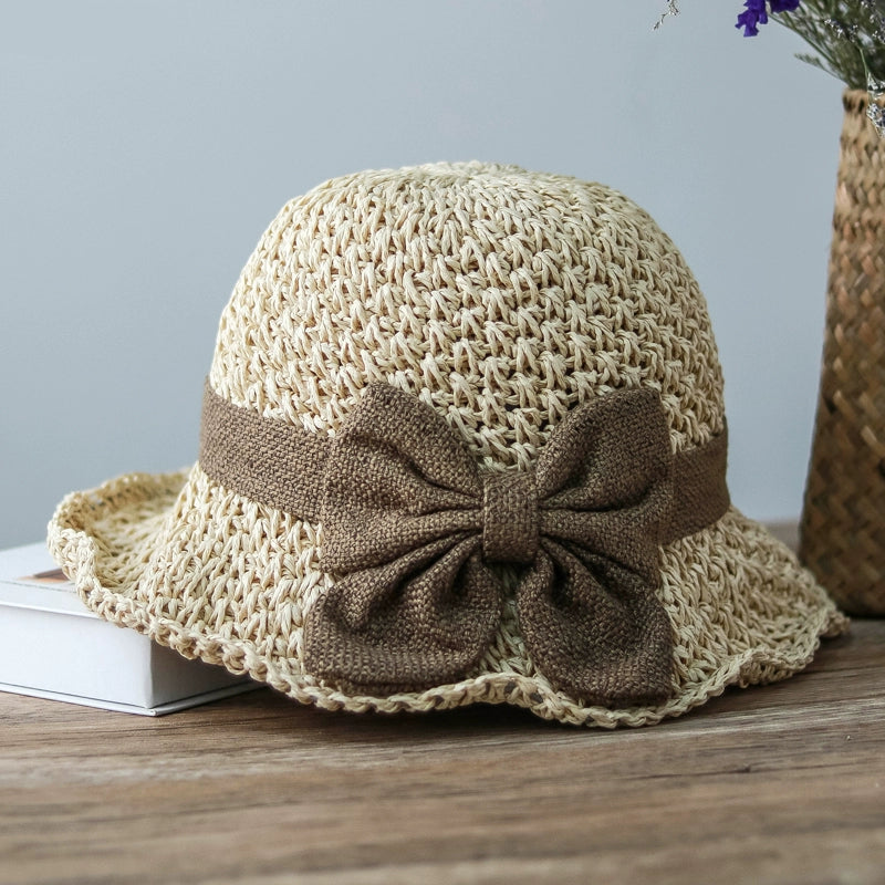 Women's Straw Ruffle Sun Hats