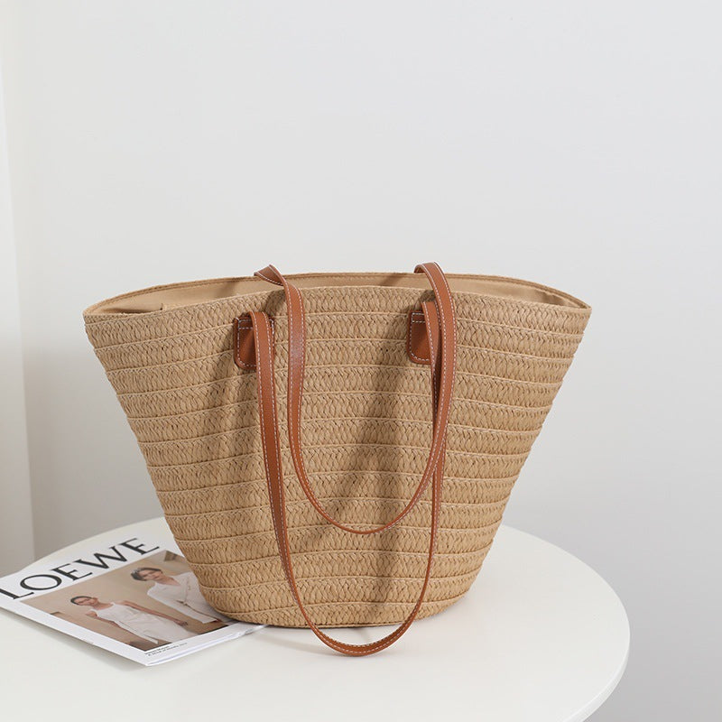Woven Rattan Shoulder Bags