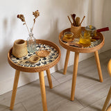 Natural Rattan Tea Set