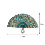 Rustic Seagrass Fan Wall Decor