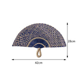 Rustic Seagrass Fan Wall Decor
