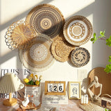 Boho Woven Rattan Wall Decor