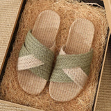 Woven Linen slippers