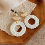 Bohemian Rattan Earrings