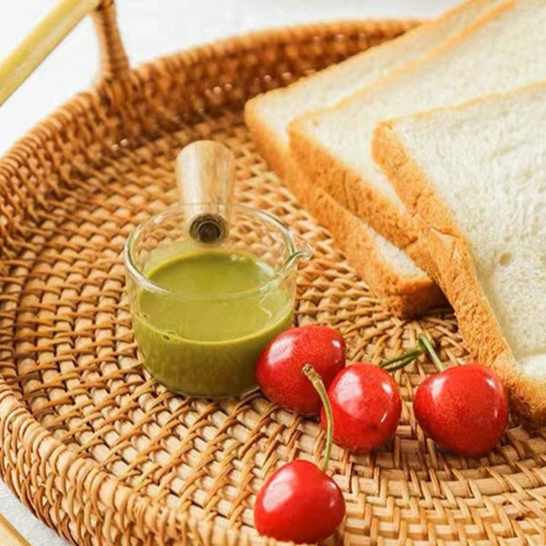 Rattan Basket Tray with Handles