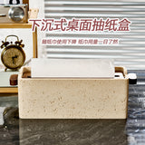 Commercial desktop paper towel box, countertop, kitchen, bathroom, tissue box, tabletop paper drawer, hand washing station, dry paper box