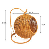 Hanging Rattan Fruit Basket
