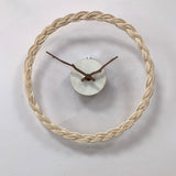 Boho Wicker Wall Clock