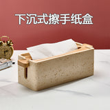 Commercial desktop paper towel box, countertop, kitchen, bathroom, tissue box, tabletop paper drawer, hand washing station, dry paper box