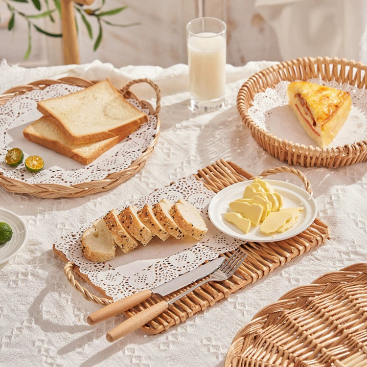 Wicker Serving Tray